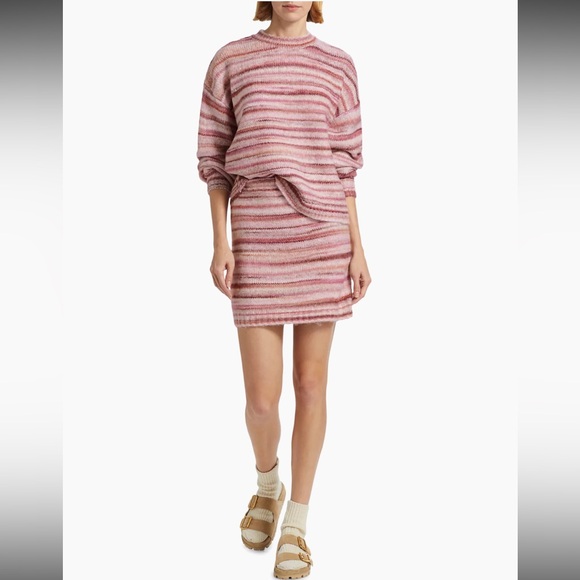 Splendid NWOT Acadia Stripe Sweater And Skirt